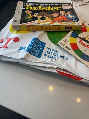 Milton Bradley Twister Party Game - Multi-Color Play Mat & Spinner